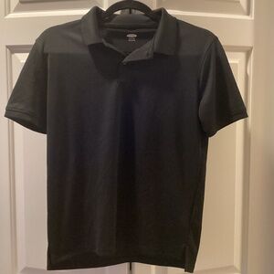 Old navy black polo youth XL
